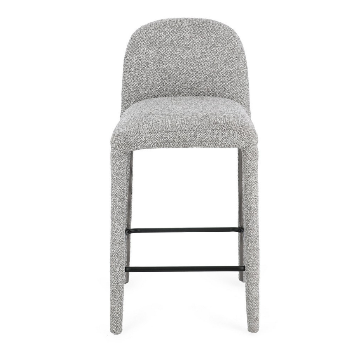 BT ANKARA Grey design Upholstered indoor bar stool